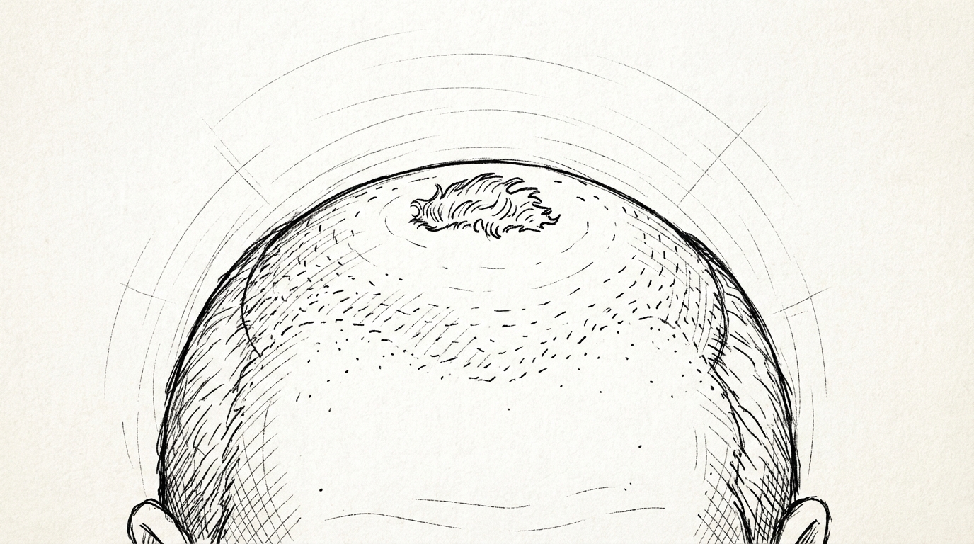 離れ小島の自毛植毛は10年後も残り続けます