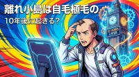 離れ小島は自毛植毛の10年後に起きる？
