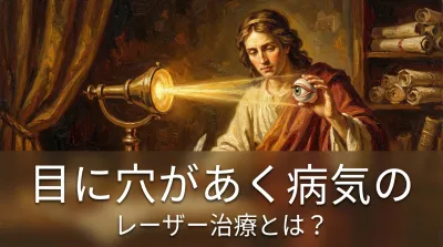 目に穴があく病気のレーザー治療とは？