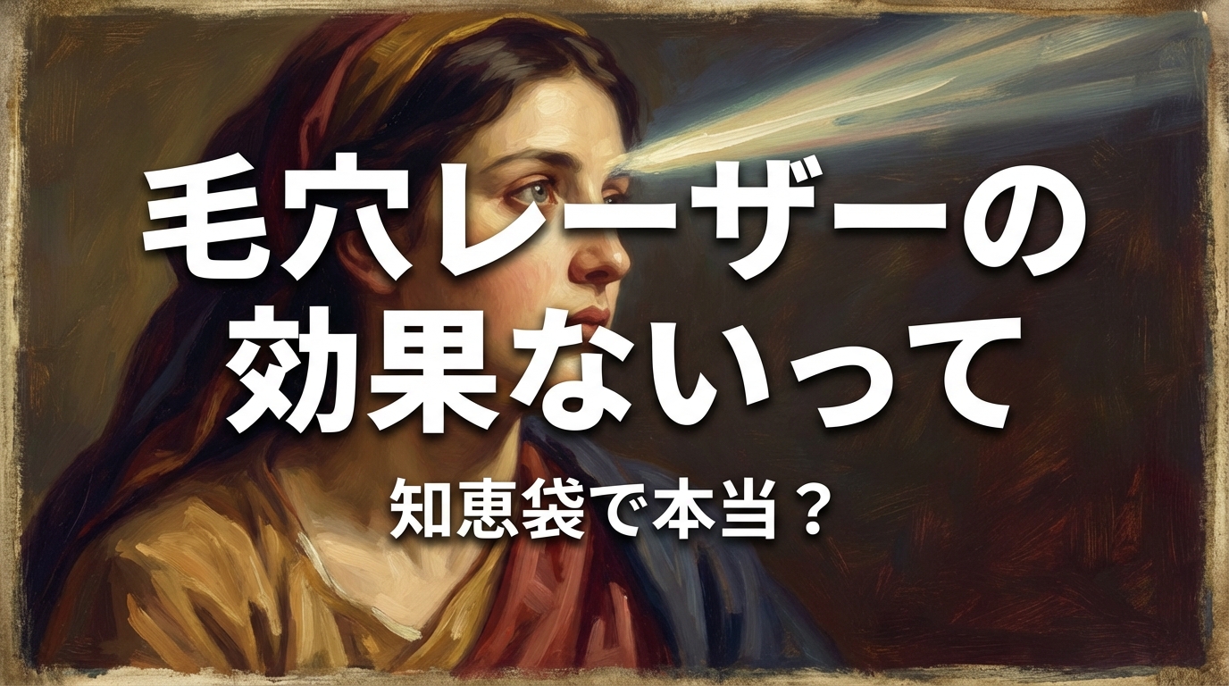 毛穴レーザーの効果ないって知恵袋で本当？