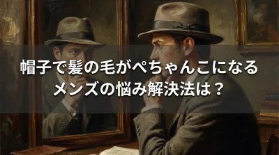 帽子で髪の毛がぺちゃんこになるメンズの悩み解決法は？