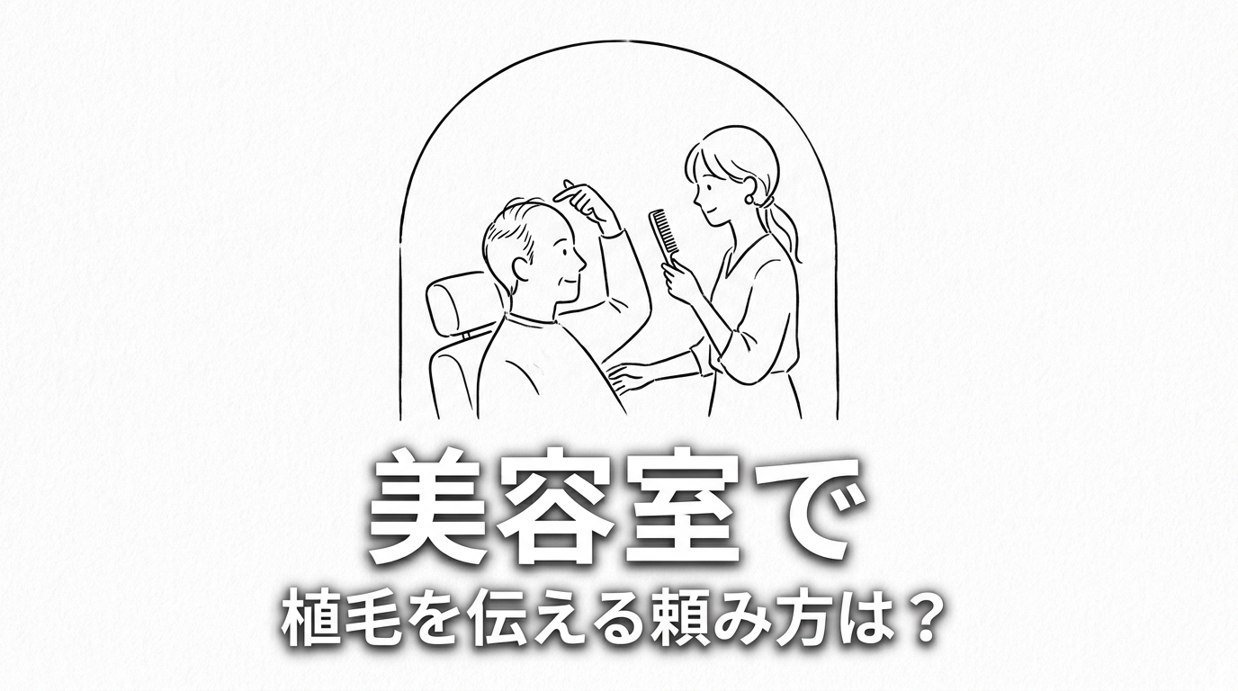 美容室で植毛を伝える頼み方は？
