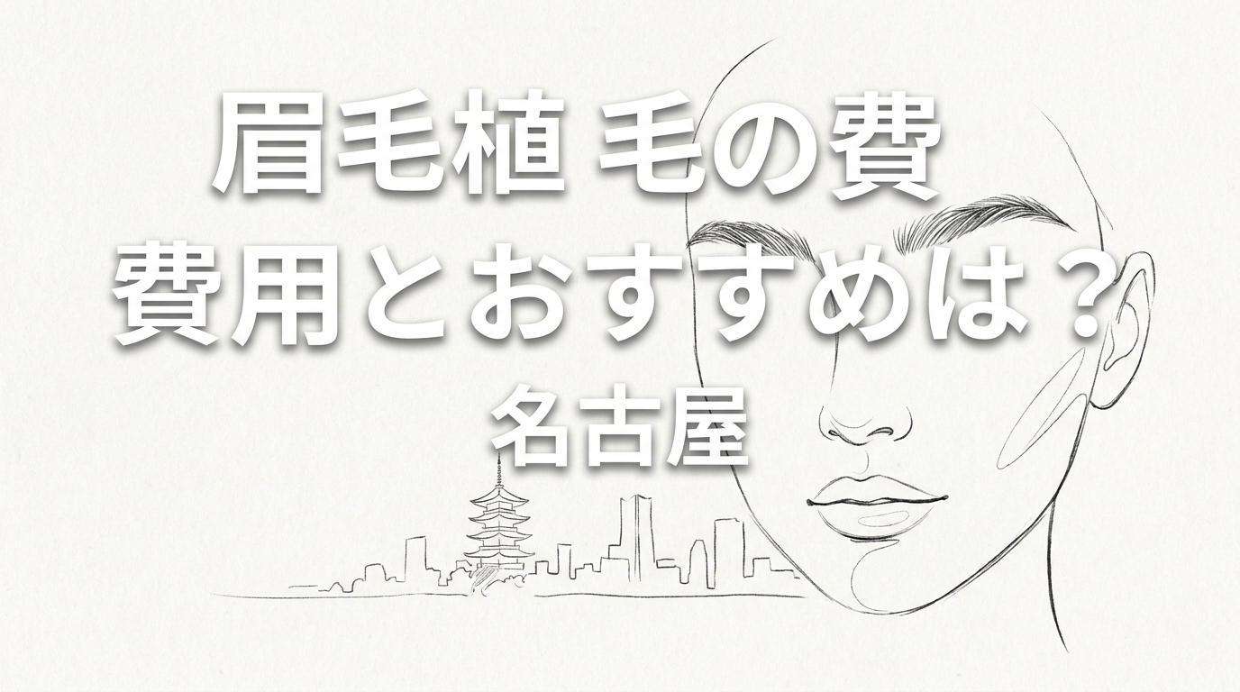 眉毛植毛の費用とおすすめは？名古屋