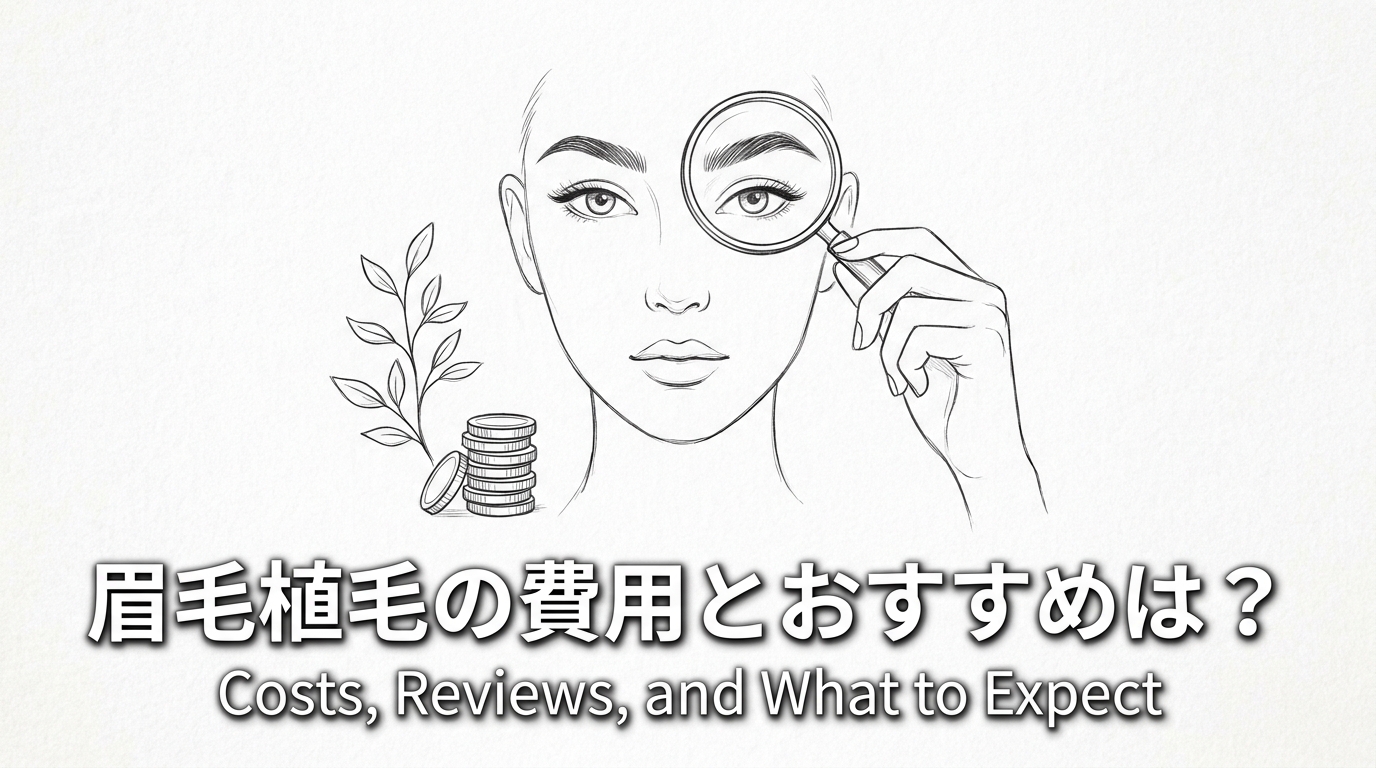 眉毛植毛の費用とおすすめは？