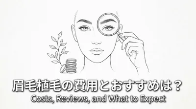 眉毛植毛の費用とおすすめは？