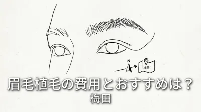 眉毛植毛の費用とおすすめは？梅田