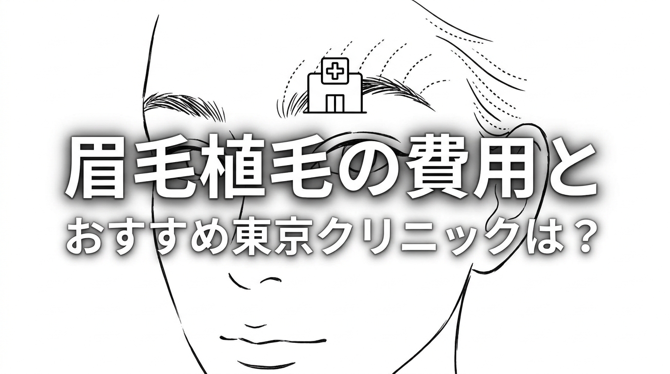 眉毛植毛の費用とおすすめ東京クリニックは?
