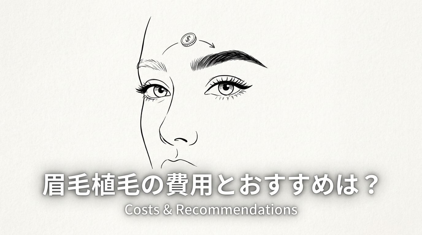 眉毛植毛の費用とおすすめは？