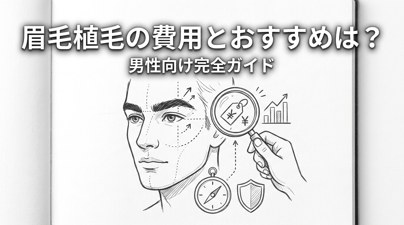眉毛植毛の費用とおすすめは？男性向け完全ガイド