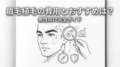 眉毛植毛の費用とおすすめは？男性向け完全ガイド