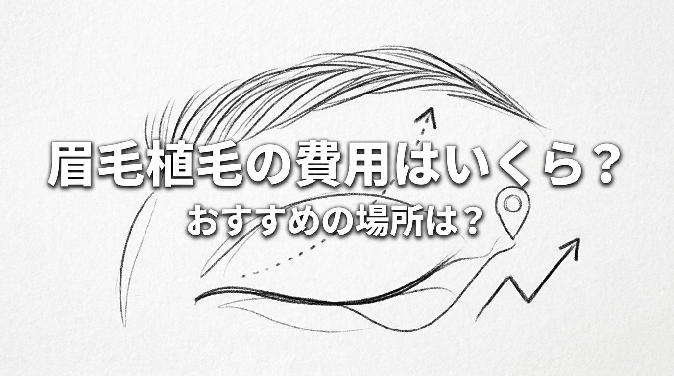 眉毛植毛の費用はいくら?おすすめの場所は?