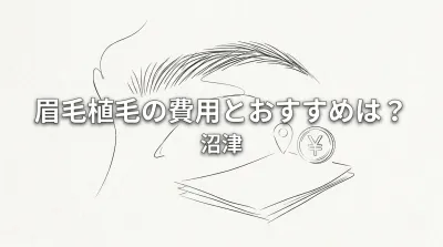 眉毛植毛の費用とおすすめは？沼津
