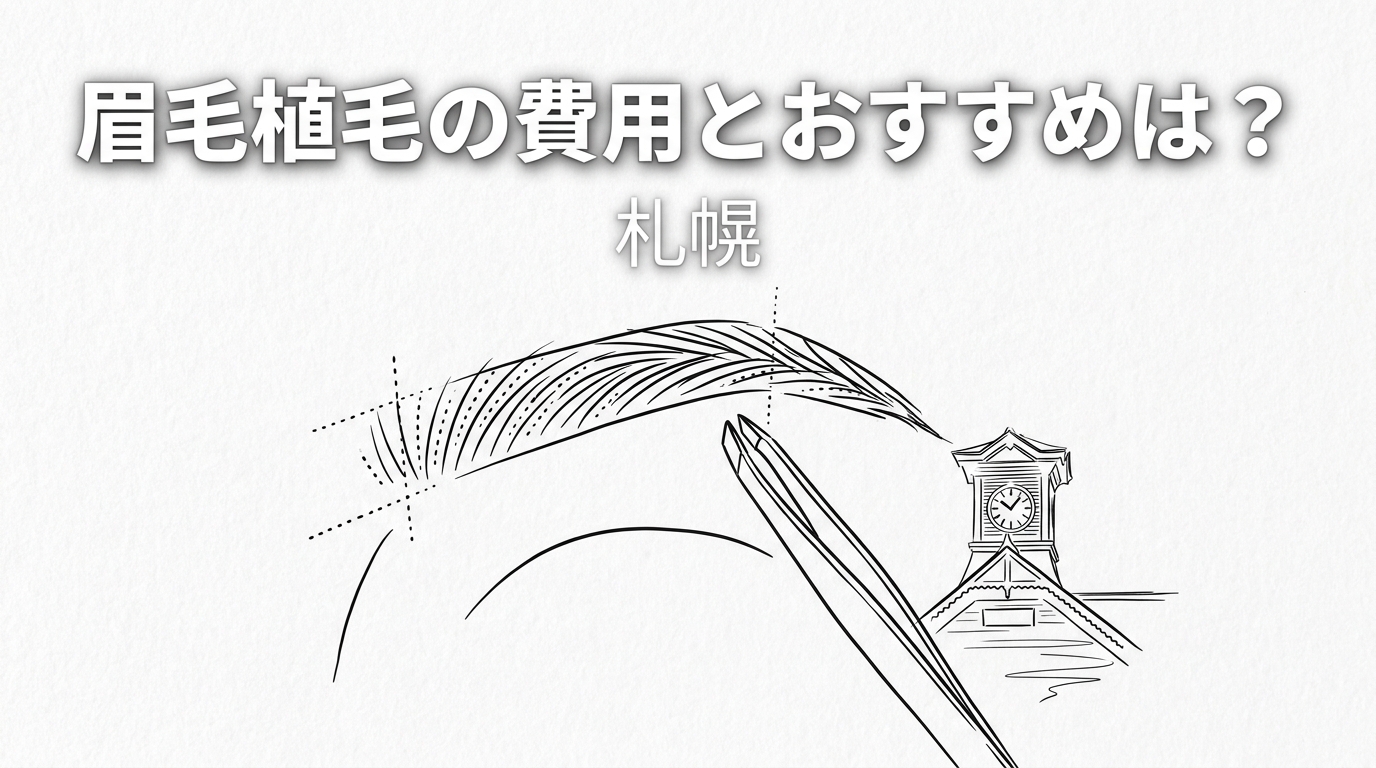 眉毛植毛の費用とおすすめは？札幌