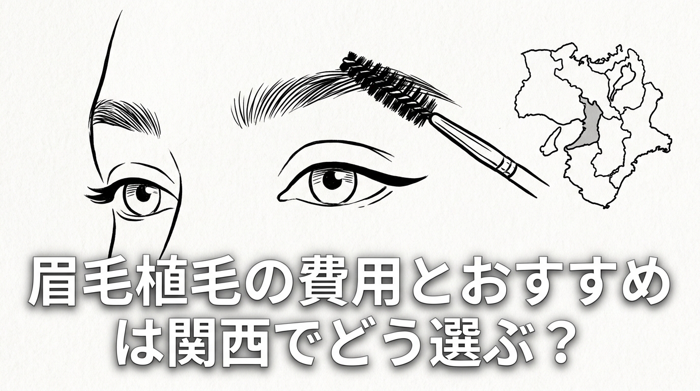 眉毛植毛の費用とおすすめは関西でどう選ぶ？