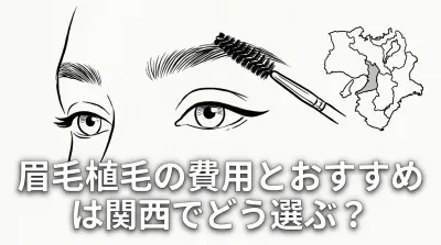 眉毛植毛の費用とおすすめは関西でどう選ぶ？