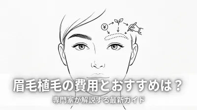 眉毛植毛の費用とおすすめは？
