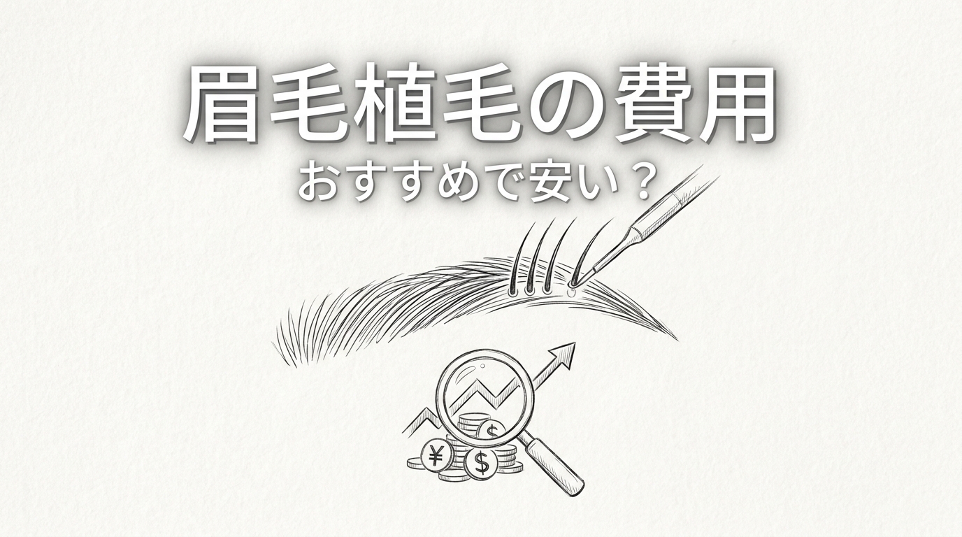眉毛植毛の費用はおすすめで安い？