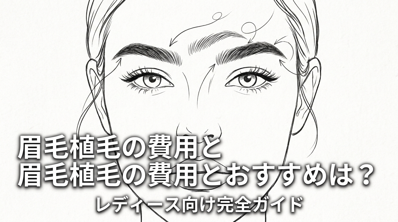 眉毛植毛の費用とおすすめは？レディース向け完全ガイド