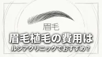 眉毛植毛の費用はルシアクリニックでおすすめ？