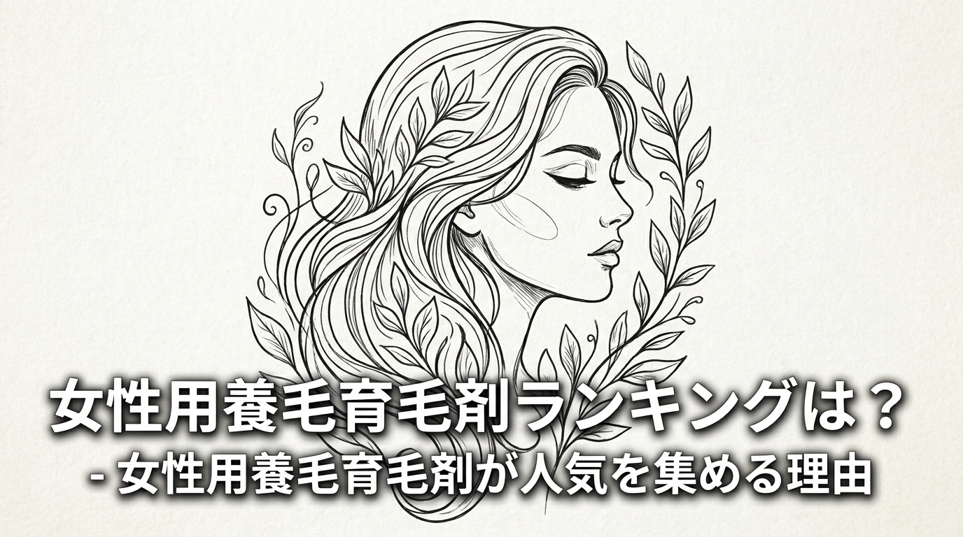 女性用養毛育毛剤が人気を集める理由