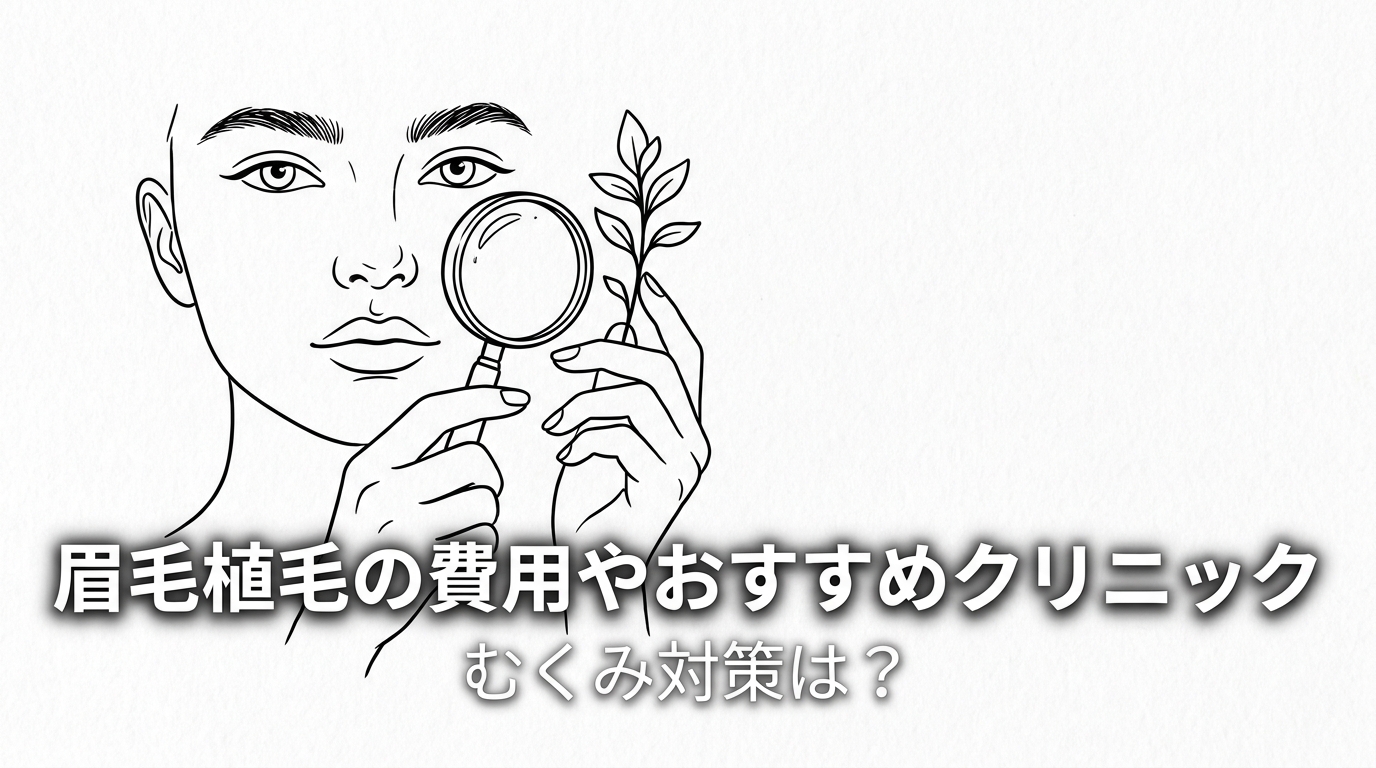 眉毛植毛の費用やおすすめクリニック、むくみ対策は？