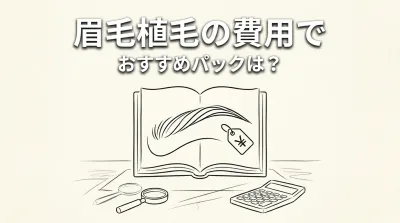 眉毛植毛の費用でおすすめパックは？