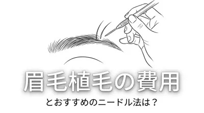 眉毛植毛の費用とおすすめのニードル法は？