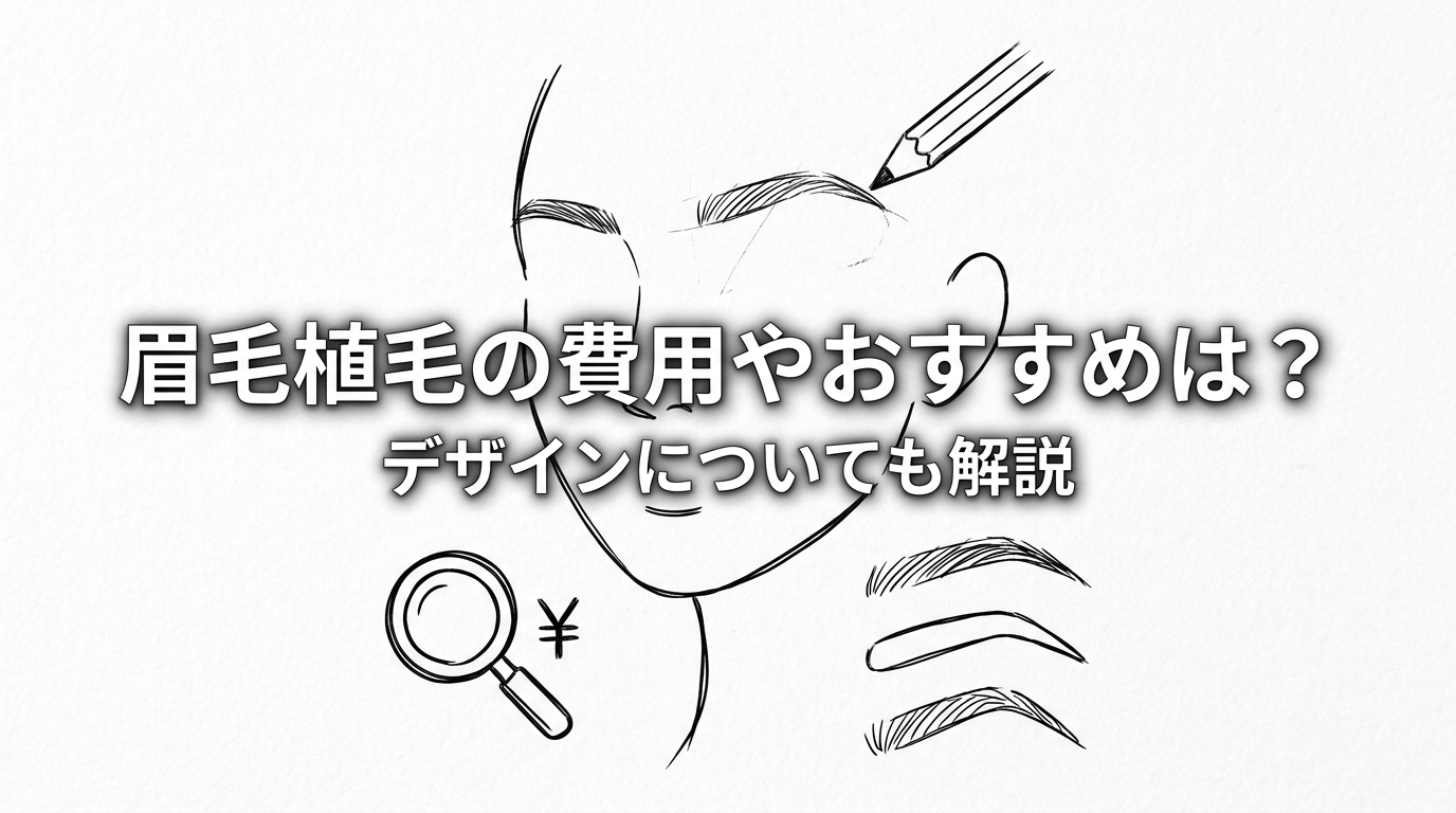 眉毛植毛の費用やおすすめは？デザインについても解説