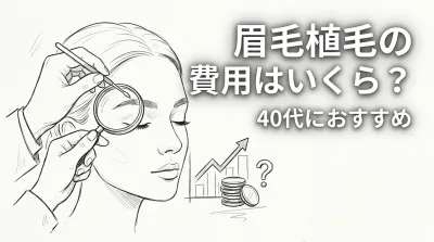 眉毛植毛の費用はいくら？40代におすすめの方法とは