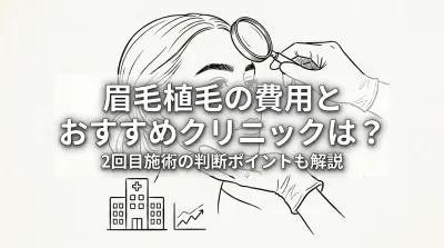 眉毛植毛の費用とおすすめクリニックは？2回目施術の判断ポイントも解説