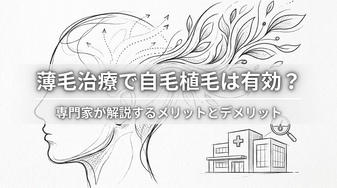 薄毛治療で自毛植毛は有効？