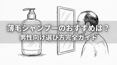 薄毛シャンプーのおすすめは？男性向け選び方完全ガイド