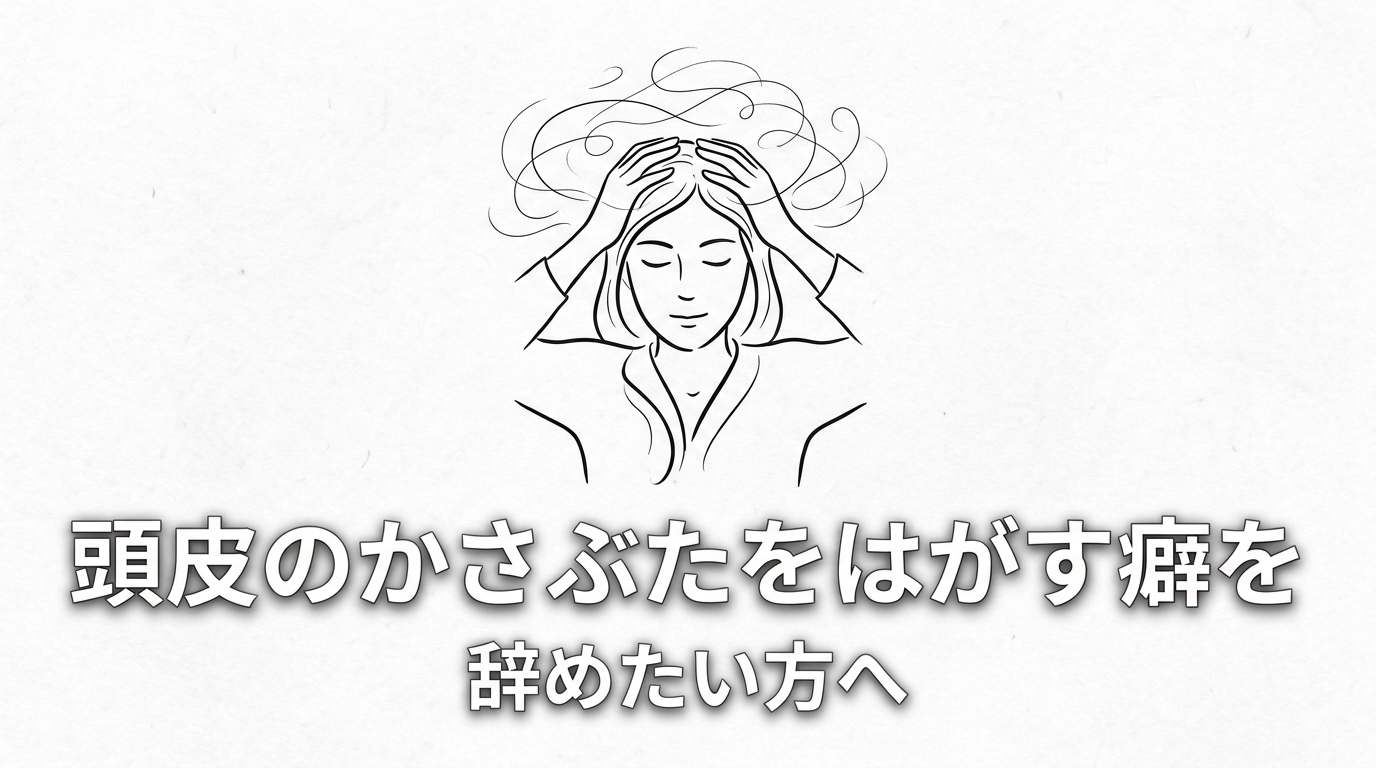 頭皮のかさぶたをはがす癖を辞めたい方へ