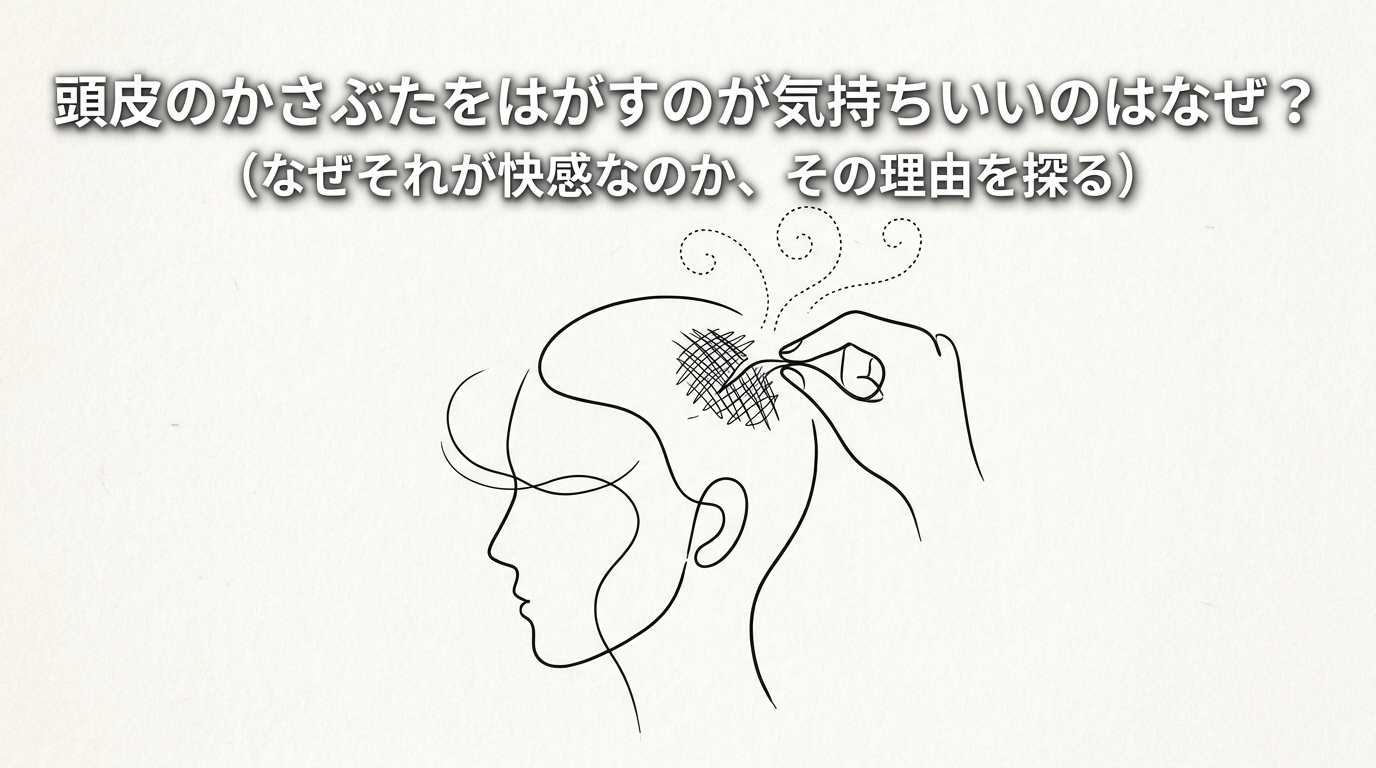 頭皮のかさぶたをはがすのが気持ちいいのはなぜ？