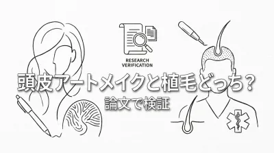 頭皮アートメイクと植毛どっち？論文で検証