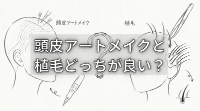 頭皮アートメイクと植毛どっちが良い？