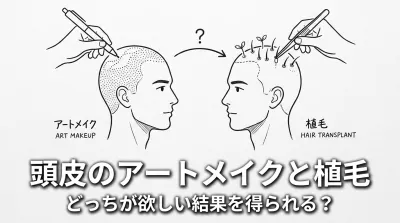 頭皮のアートメイクと植毛、どっちが欲しい結果を得られる？