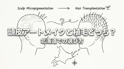 頭皮アートメイクと植毛どっち？北海道での選び方