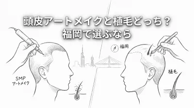 頭皮アートメイクと植毛どっち?福岡で選ぶなら