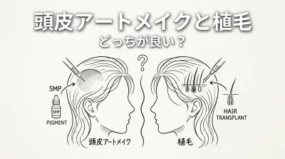 頭皮アートメイクと植毛どっちが良い？