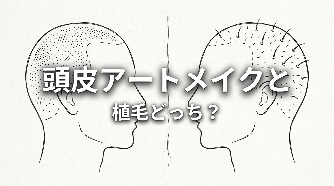 頭皮アートメイクと植毛どっち？