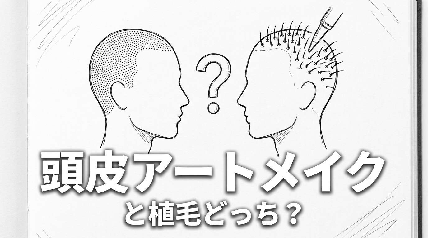 頭皮アートメイクと植毛どっち？