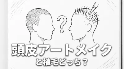 頭皮アートメイクと植毛どっち？