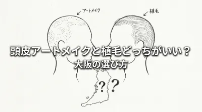 頭皮アートメイクと植毛どっちがいい？大阪の選び方
