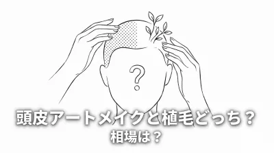 頭皮アートメイクと植毛どっち？相場は？