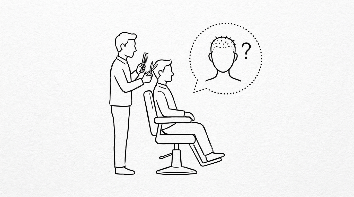 美容師さんには必ず植毛の事実を伝える必要があります