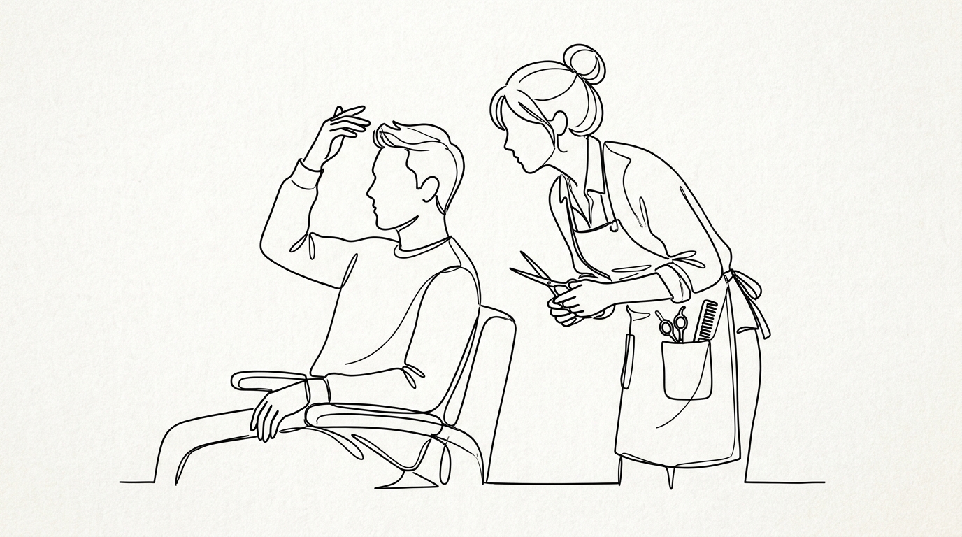 美容師さんへの具体的な伝え方の例