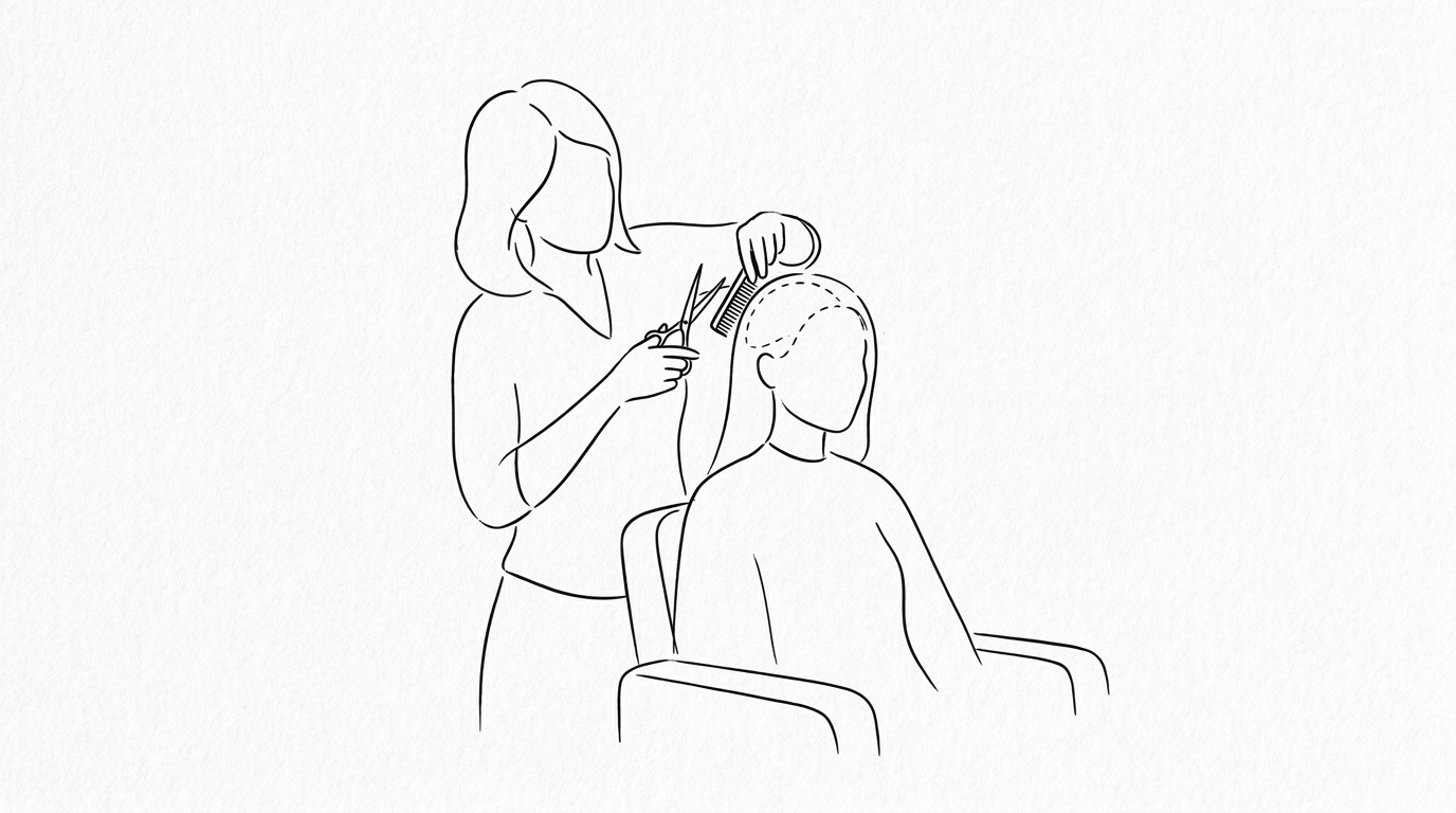 植毛後の美容室での基本的な頼み方