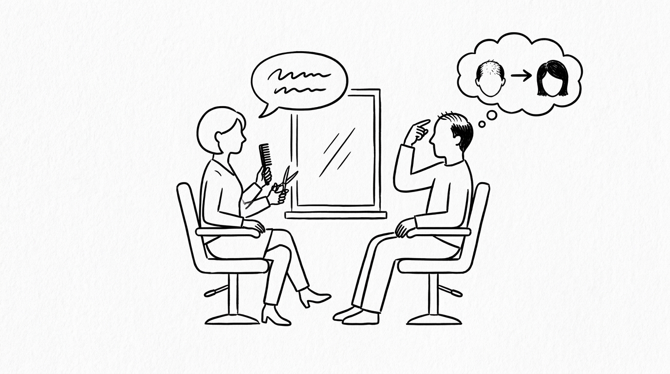 美容室での具体的な伝え方と頼み方