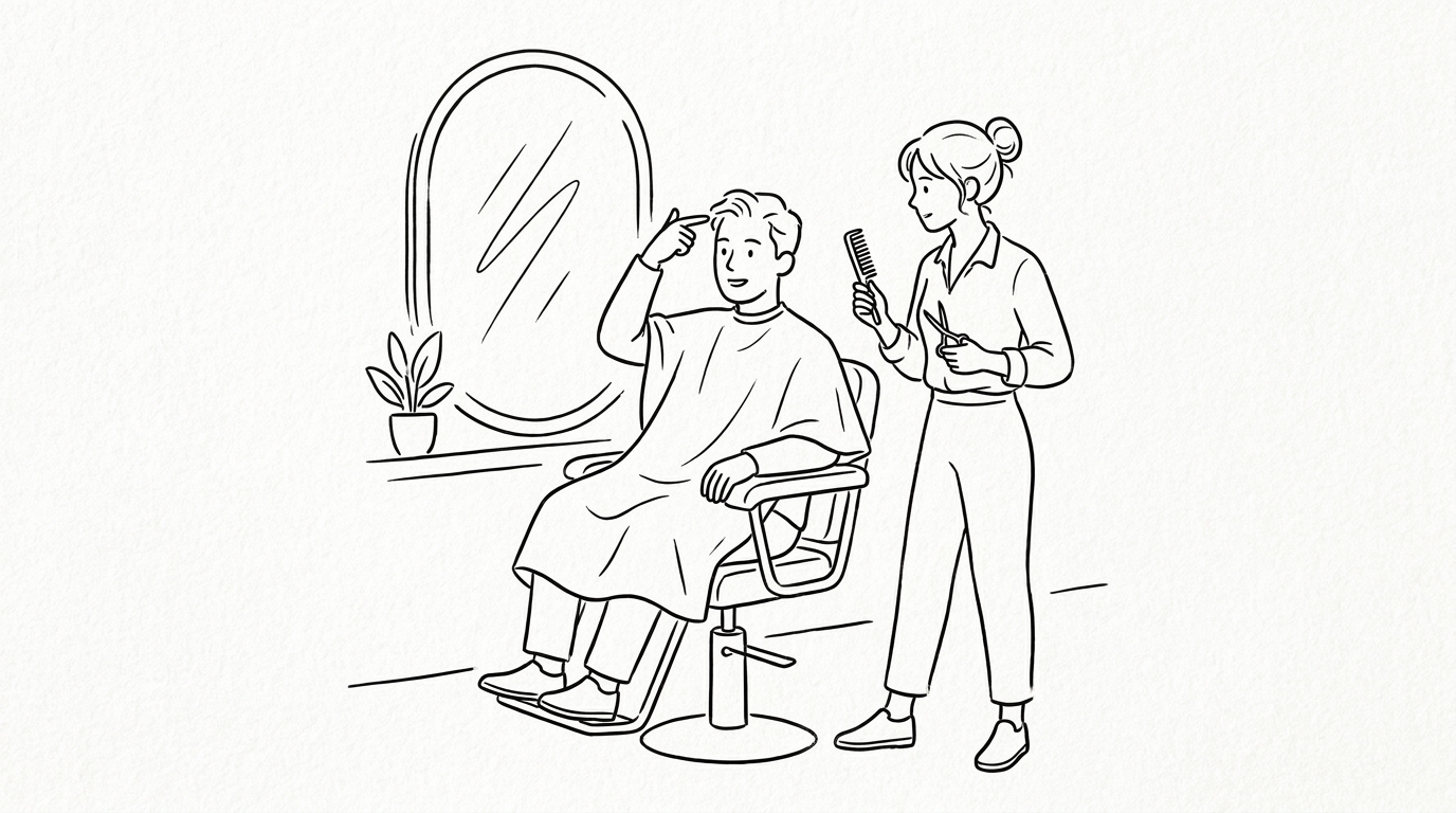 植毛後の美容室での基本的な伝え方